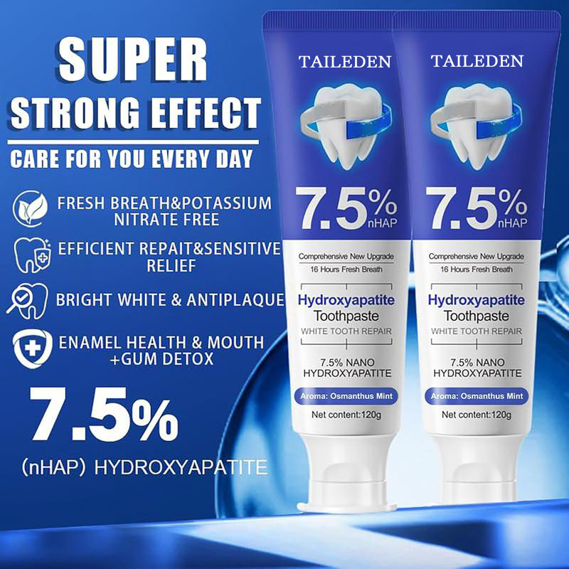 Gentle Whitening & Enamel Care Toothpaste 7.5% Hydroxyapatite