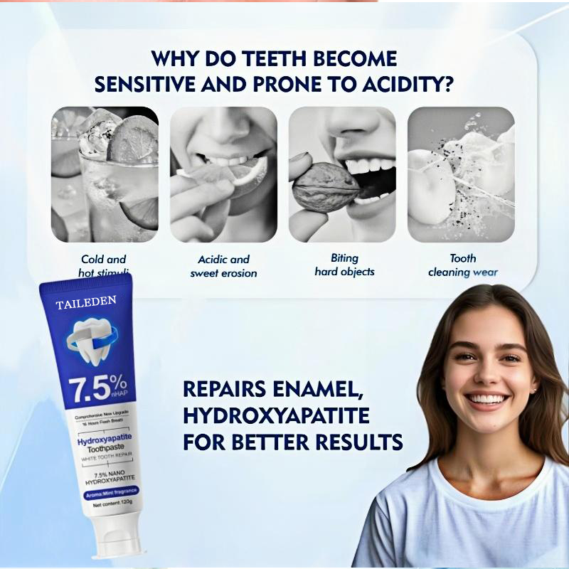 Gentle Whitening & Enamel Care Toothpaste 7.5% Hydroxyapatite